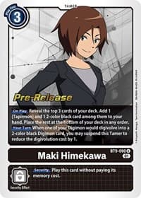 Maki Himekawa - X Record Pre-Release Cards - Digimon Card Game card