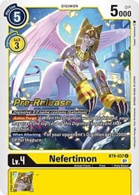 Nefertimon - X Record Pre-Release Cards - Digimon Card Game card