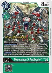 Okuwamon (X Antibody) - X Record Pre-Release Cards - Digimon Card Game card