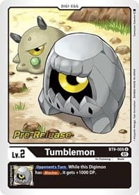 Tumblemon - X Record Pre-Release Cards - Digimon Card Game card