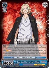 Take Good Care of Her, Mikey (RRR) - Tokyo Revengers - Weiss Schwarz card