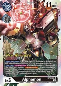 Alphamon - X Record Pre-Release Cards - Digimon Card Game card