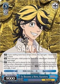 To Become a Hero, Kazutora - Tokyo Revengers - Weiss Schwarz card