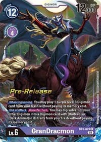 GranDracmon - X Record Pre-Release Cards - Digimon Card Game card
