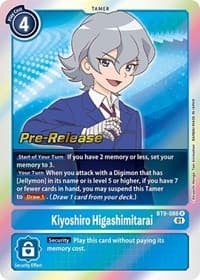 Kiyoshiro Higashimitarai - X Record Pre-Release Cards - Digimon Card Game card