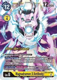 Magnadramon (X Antibody) - X Record Pre-Release Cards - Digimon Card Game card