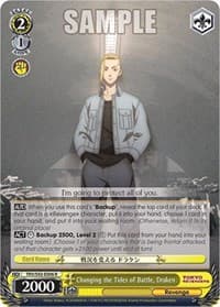 Changing the Tides of Battle, Draken - Tokyo Revengers - Weiss Schwarz card