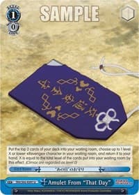 Amulet From "That Day" - Tokyo Revengers - Weiss Schwarz card