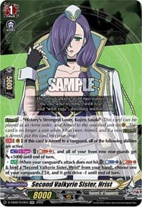 Second Valkyrie Sister, Hrist - D-TB02: Record of Ragnarok - Cardfight Vanguard card