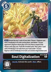 Soul Digitalization - X Record Pre-Release Cards - Digimon Card Game card