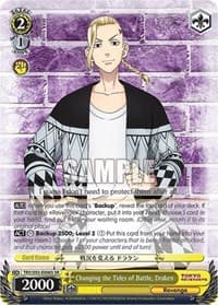 Changing the Tides of Battle, Draken (SR) - Tokyo Revengers - Weiss Schwarz card