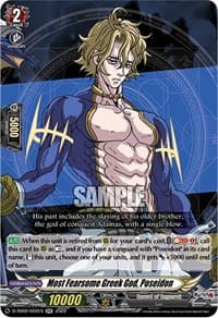 Most Fearsome Greek God, Poseidon - D-TB02: Record of Ragnarok - Cardfight Vanguard card