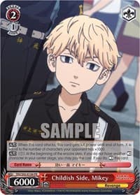 Childish Side, Mikey - Tokyo Revengers - Weiss Schwarz card