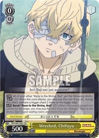 Wrecked, Chifuyu - Tokyo Revengers - Weiss Schwarz card