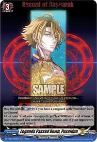 Legends Passed Down, Poseidon - D-TB02: Record of Ragnarok - Cardfight Vanguard card