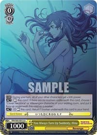 You Always Turn Up Suddenly, Hina - Tokyo Revengers - Weiss Schwarz card