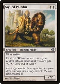 Sigiled Paladin - Shards of Alara - Magic: The Gathering card