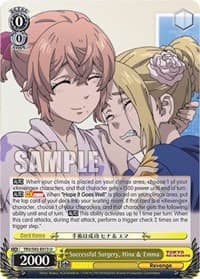 Successful Surgery, Hina & Emma - Tokyo Revengers - Weiss Schwarz card