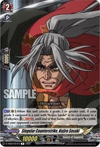 Singular Counterstrike, Kojiro Sasaki - D-TB02: Record of Ragnarok - Cardfight Vanguard card