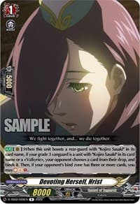 Devoting Herself, Hrist - D-TB02: Record of Ragnarok - Cardfight Vanguard card