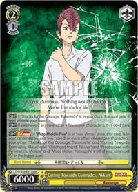 Caring Towards Comrades, Akkun (SR) - Tokyo Revengers - Weiss Schwarz card