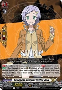 Youngest Valkyrie Sister, Goll - D-TB02: Record of Ragnarok - Cardfight Vanguard card