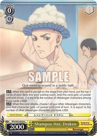 Shampoo Hat, Draken - Tokyo Revengers - Weiss Schwarz card