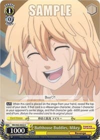 Bathhouse Buddies, Mikey - Tokyo Revengers - Weiss Schwarz card