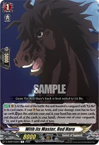 With its Master, Red Hare - D-TB02: Record of Ragnarok - Cardfight Vanguard card