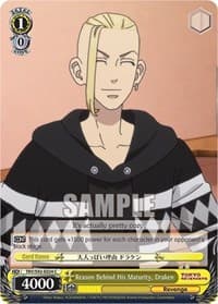 Reason Behind His Maturity, Draken - Tokyo Revengers - Weiss Schwarz card