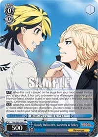 Bloody Halloween, Kazutora & Mikey - Tokyo Revengers - Weiss Schwarz card