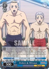 Draken & Mitsuya - Tokyo Revengers - Weiss Schwarz card
