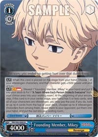 Founding Member, Mikey - Tokyo Revengers - Weiss Schwarz card