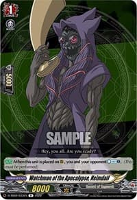 Watchman of the Apocalypse, Heimdall - D-TB02: Record of Ragnarok - Cardfight Vanguard card