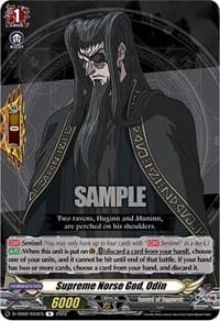 Supreme Norse God, Odin - D-TB02: Record of Ragnarok - Cardfight Vanguard card
