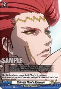 Geirrod Thor's Hammer - D-TB02: Record of Ragnarok - Cardfight Vanguard card
