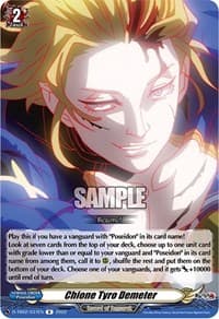 Chione Tyro Demeter - D-TB02: Record of Ragnarok - Cardfight Vanguard card