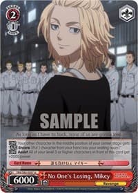 No One's Losing, Mikey - Tokyo Revengers - Weiss Schwarz card