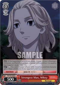 Strongest Man, Mikey - Tokyo Revengers - Weiss Schwarz card