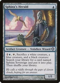 Sphinx's Herald - Shards of Alara - Magic: The Gathering card