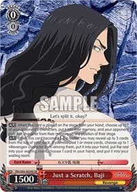 Just a Scratch, Baji (SR) - Tokyo Revengers - Weiss Schwarz card