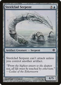 Steelclad Serpent - Shards of Alara - Magic: The Gathering card