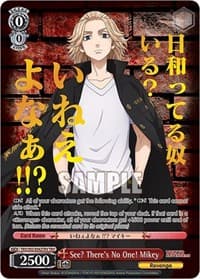 See? There's No One! Mikey (TRV) - Tokyo Revengers - Weiss Schwarz card