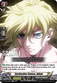 Instinctive Stance, Adam - D-TB02: Record of Ragnarok - Cardfight Vanguard card