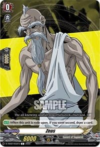 Zeus - D-TB02: Record of Ragnarok - Cardfight Vanguard card