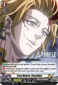 True Nature, Poseidon - D-TB02: Record of Ragnarok - Cardfight Vanguard card
