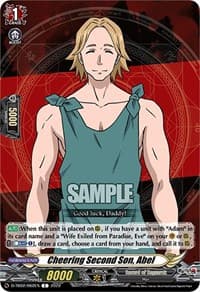 Cheering Second Son, Abel - D-TB02: Record of Ragnarok - Cardfight Vanguard card