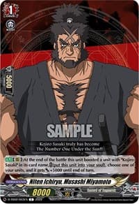 Niten Ichiryu, Musashi Miyamoto - D-TB02: Record of Ragnarok - Cardfight Vanguard card