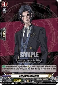 Follower, Hermes - D-TB02: Record of Ragnarok - Cardfight Vanguard card