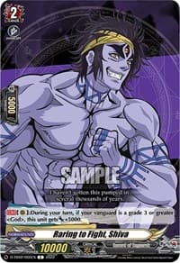 Raring to Fight, Shiva - D-TB02: Record of Ragnarok - Cardfight Vanguard card